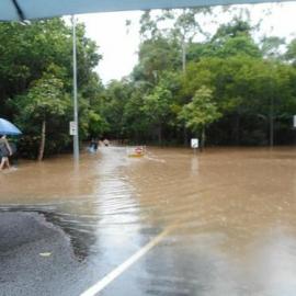 Flooding 2022 - Stringybark Drive Buderim, 23 Feb 