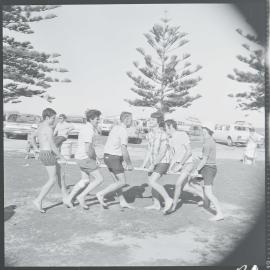 #98 - Greasy pole tug of war competition - 1971