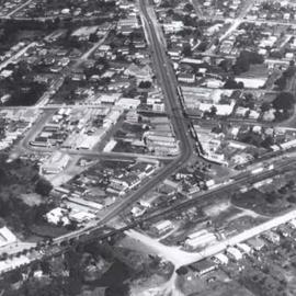 Aerial view of Nambour, 1960