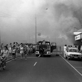 Fire in Woolworths, Nambour, 1986