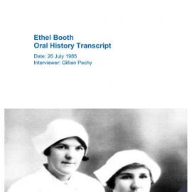 Ethel Booth Oral History Transcript