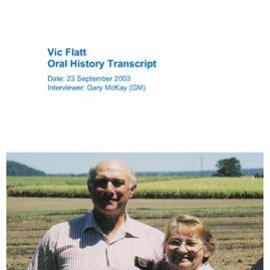 Vic Flatt Oral History Transcript