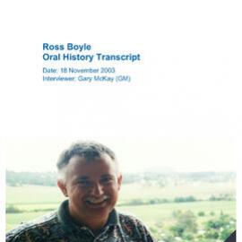 Ross Boyle Oral History Transcript