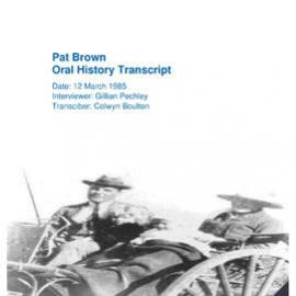Pat Brown Oral History Transcript