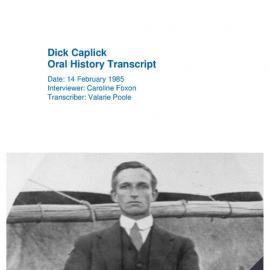 Dick Caplick Oral History Transcript