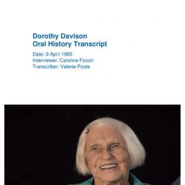 Dorothy Davison Oral History Transcript