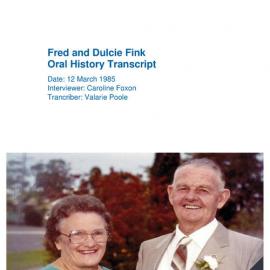 Fred and Dulcie Fink Oral History Transcript