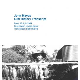 John Mayes Oral History Transcript