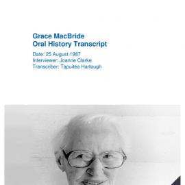 Grace MacBride Oral History Transcript