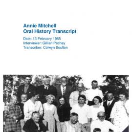 Annie Mitchell Oral History Transcript