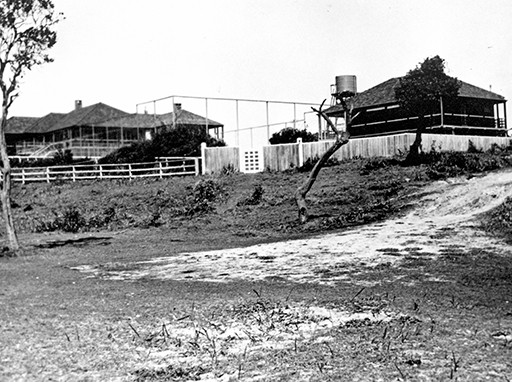 Currimundi House, seaside residence for the Governor of Queensland, Sir Leslie Orme Wilson, Dicky Beach, ca 1940.